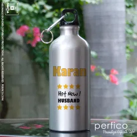 Hot New Husband © Personalized Water Bottle