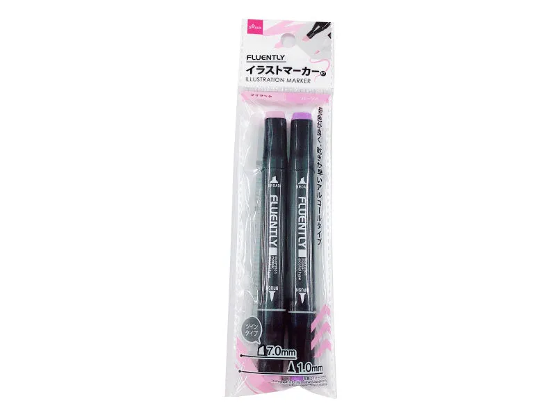 Illustration Marker-Lilac-Purple-