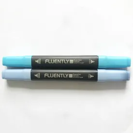 Illustration Marker Sky Blue Royal Blue