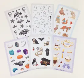 Instant Shipping! Lady Sloth Sticker Sheet