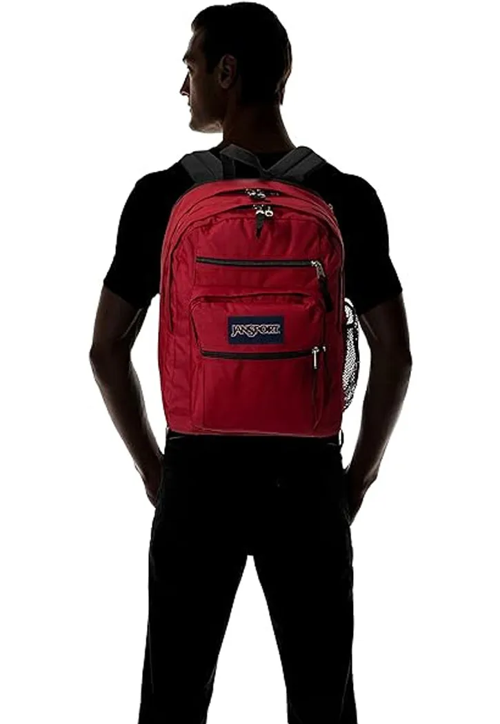 JANSPORT BIG STUDENT W/LAPTOP SLEEVE BACKPACK 19 VIKING RED حقيبة ظهر جان سبورت