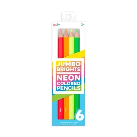 Jumbo Neon Colored Pencils