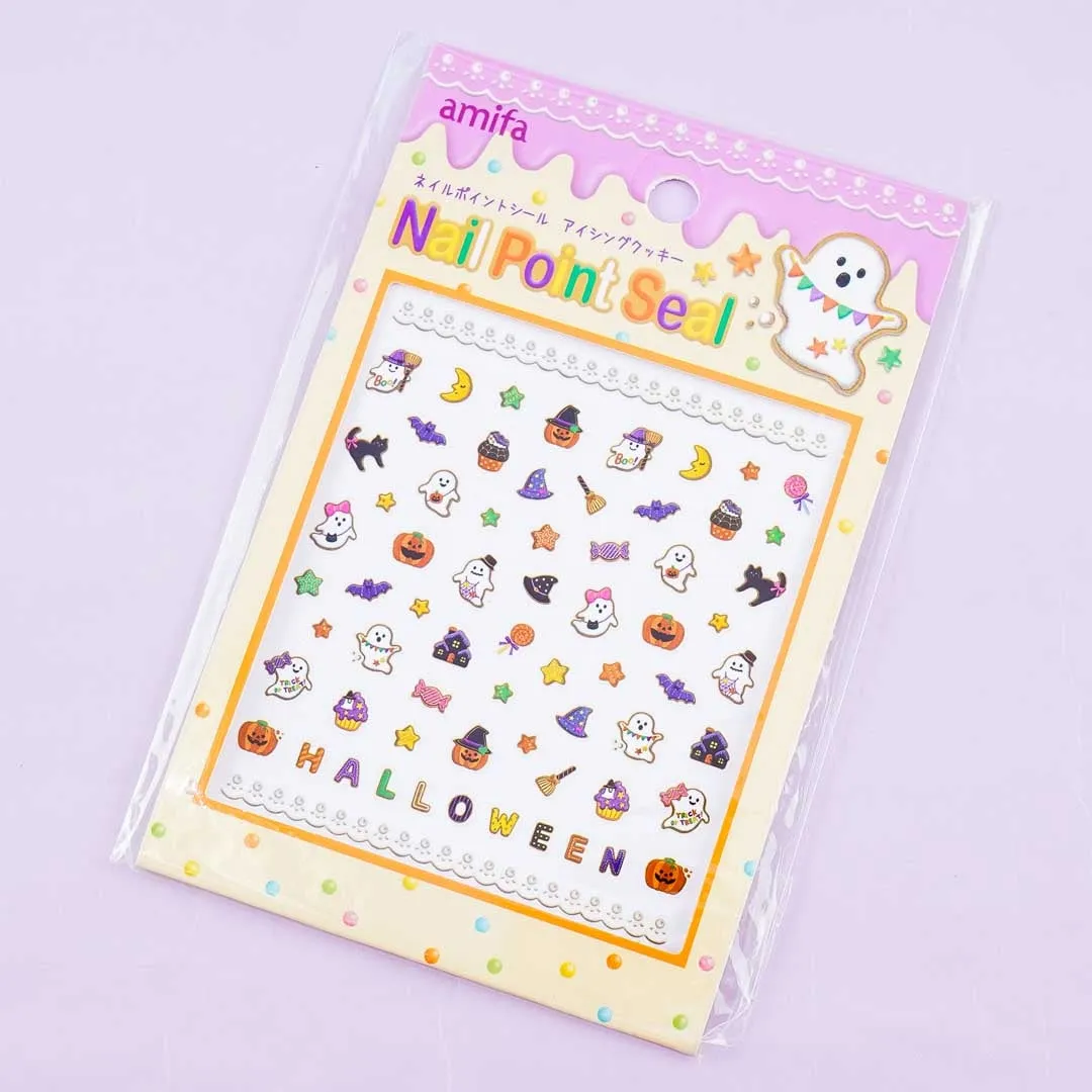 Kawaii Happy Halloween Nail Point Seals