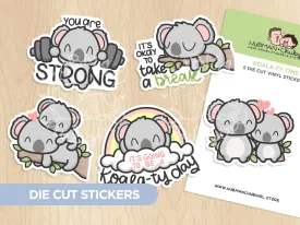 Koala-Ty Time Die cut stickers