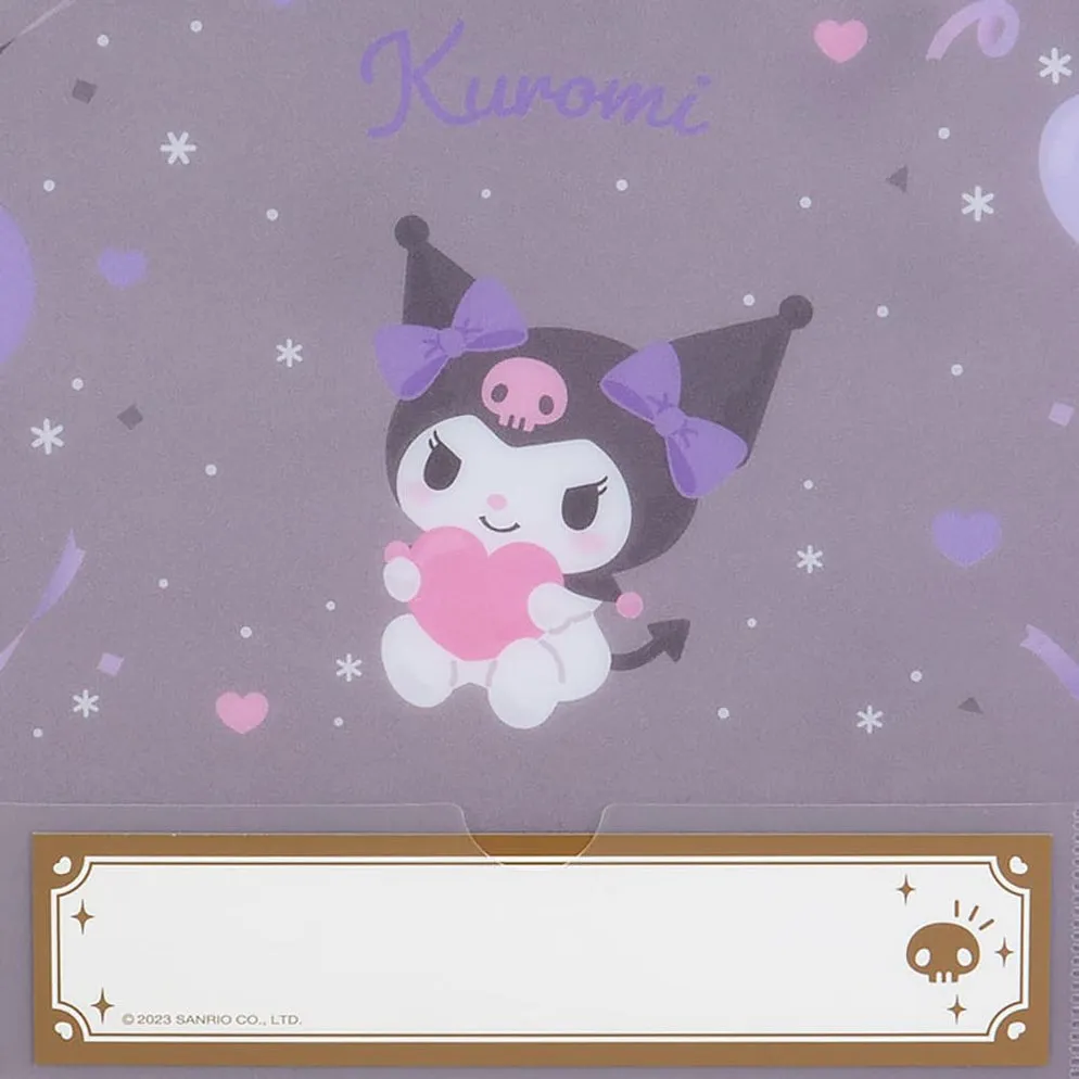 Kuromi Ticket File Folder