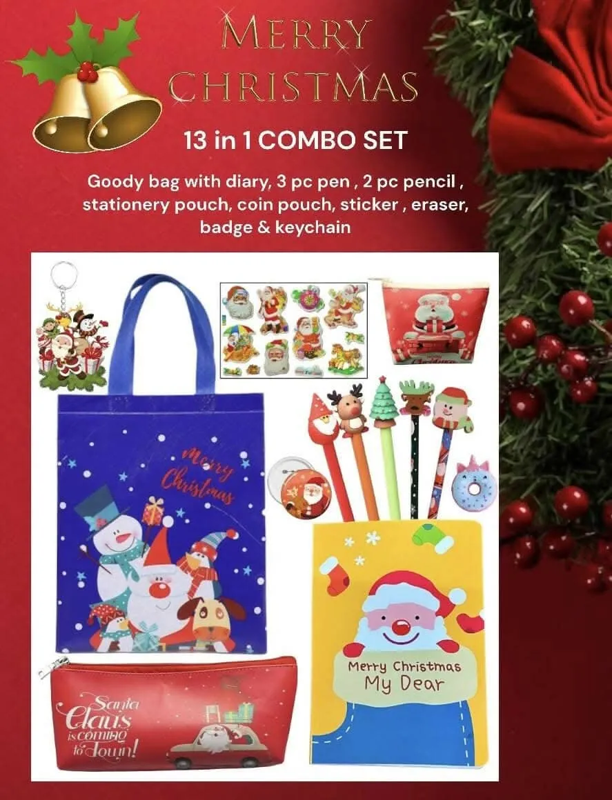 Le Delite Santa Claus Stationery Gift Set for Kids