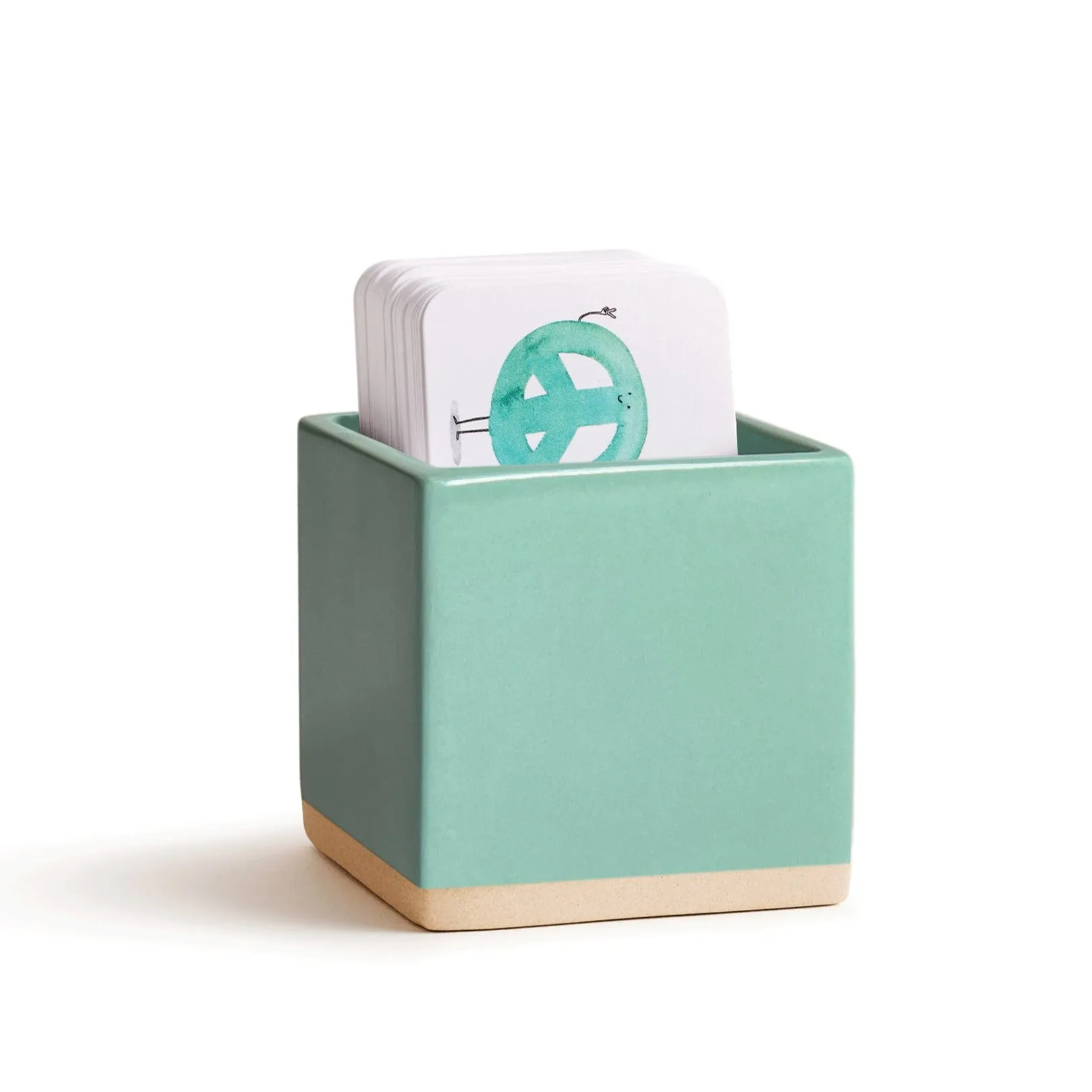 Little Notes Ceramic Holder - Mint