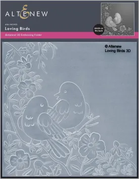 Loving Birds 3D Embossing Folder