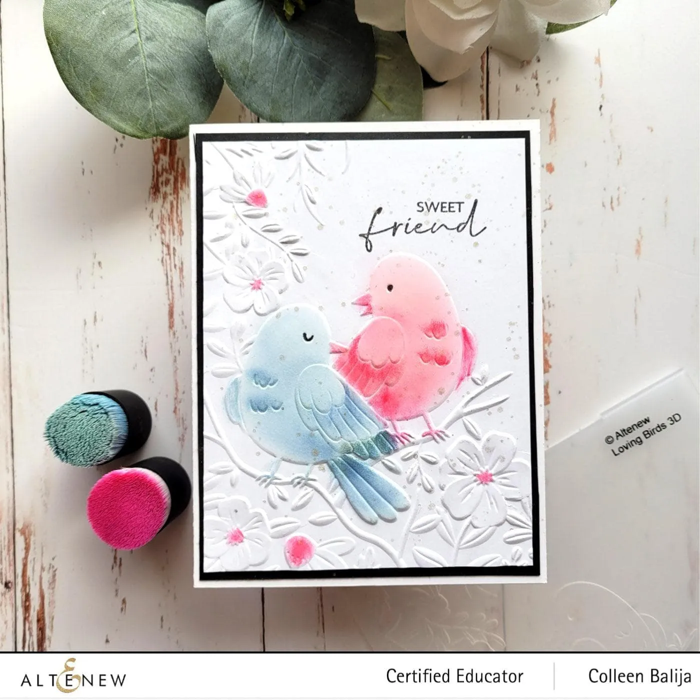 Loving Birds 3D Embossing Folder