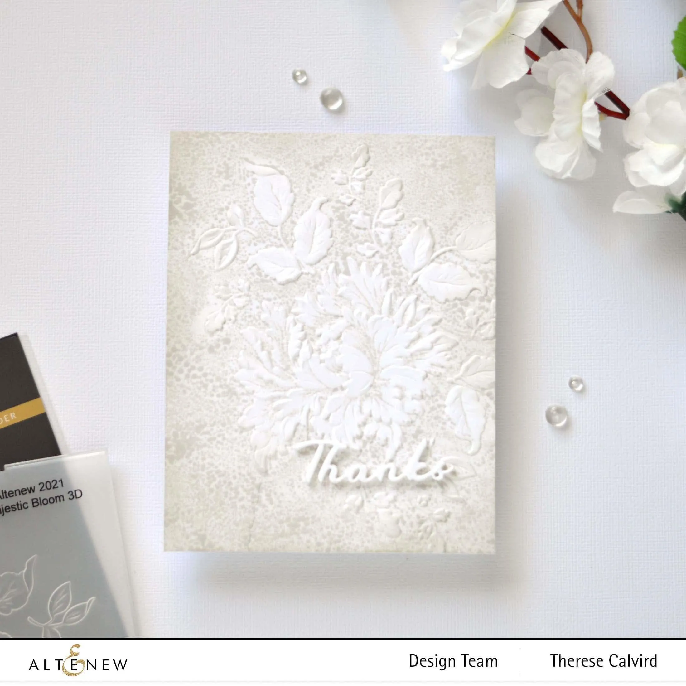 Majestic Bloom 3D Embossing Folder