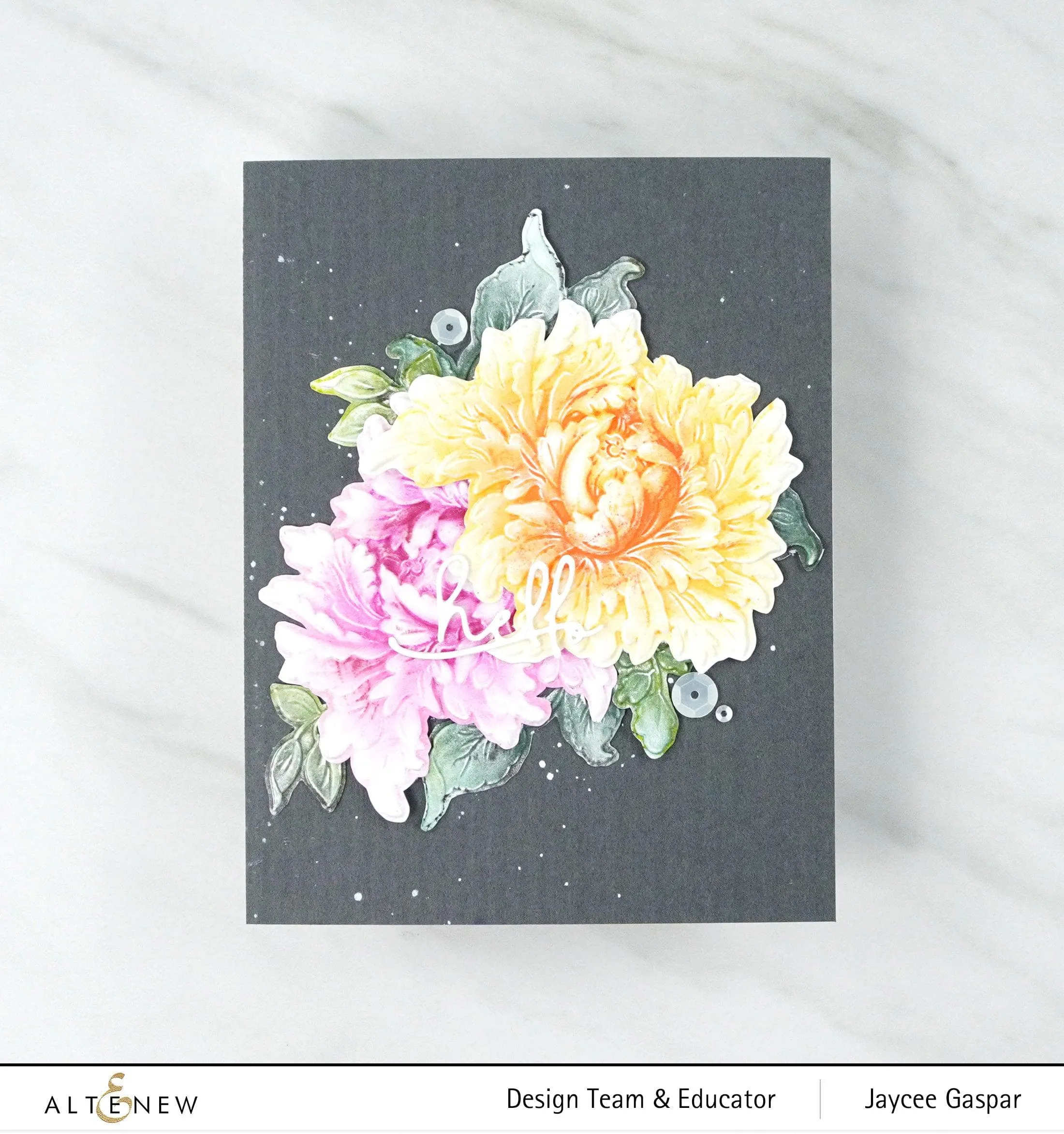 Majestic Bloom 3D Embossing Folder