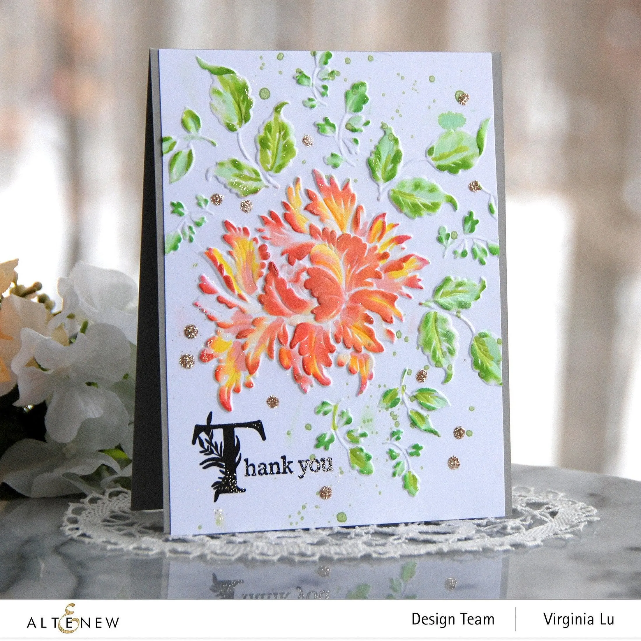 Majestic Bloom 3D Embossing Folder