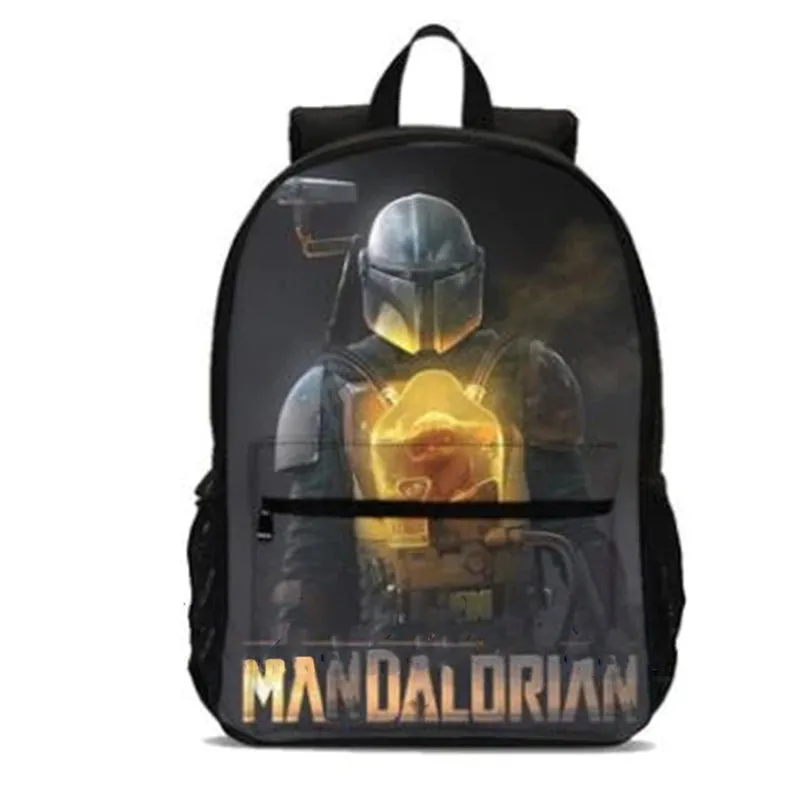 Mandalorian Print USB Charging Backpack