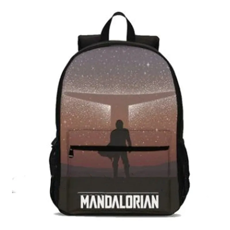 Mandalorian Print USB Charging Backpack