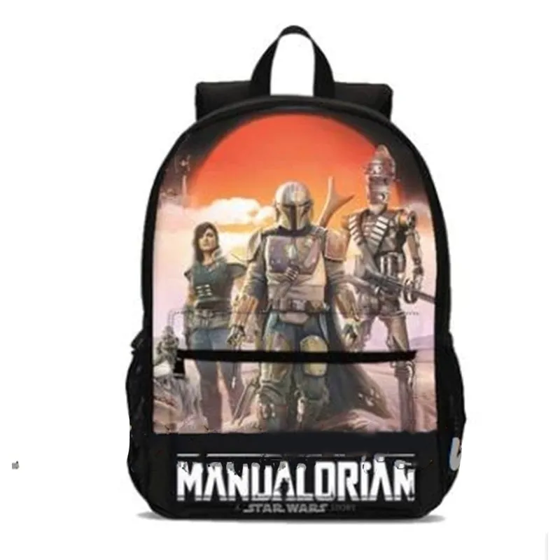 Mandalorian Print USB Charging Backpack