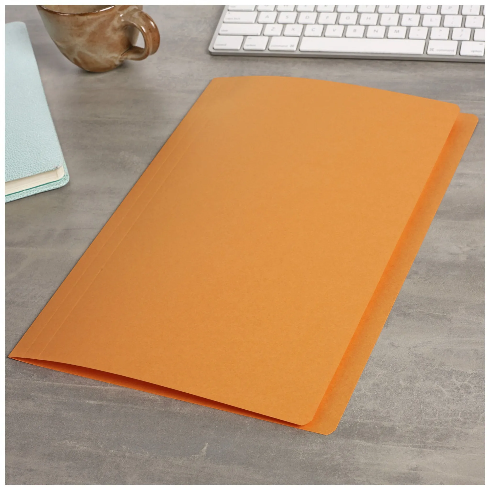 Manilla Folders 10Pack  Foolscap Flat Folders 175gsm