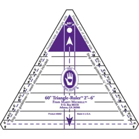 Marti Michell 60 Degree Triangle Ruler