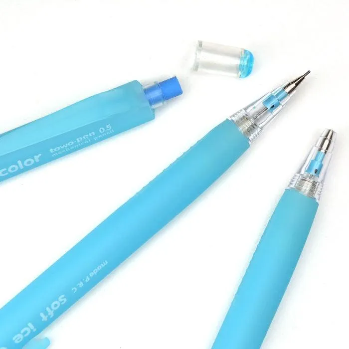 Mechanical Pencil TOWO Triangular Body Candy Color Comfort Grip Student School Office Stationery 0.5mm GL-150