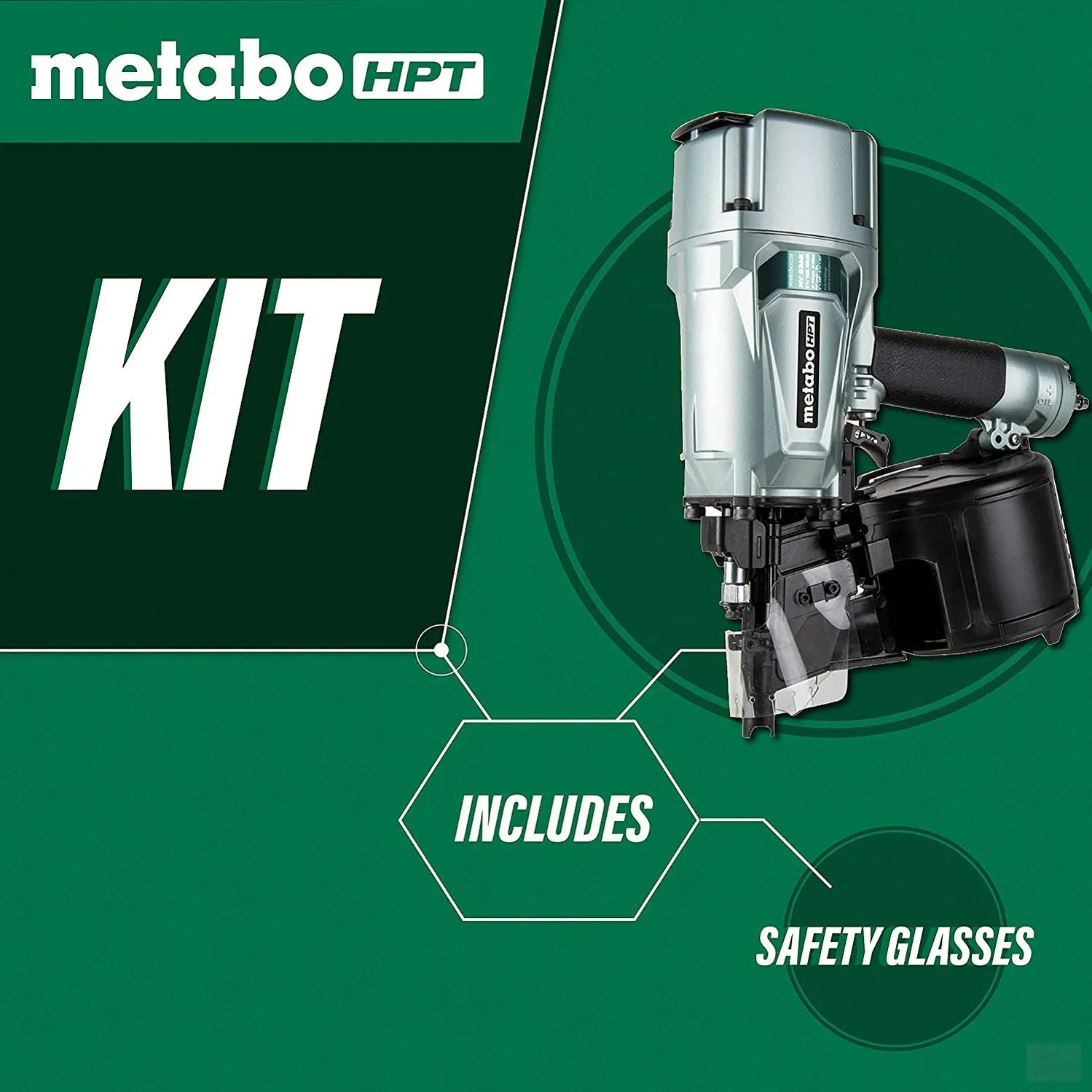 METABO HPT 3-1/4 Inch Coil Framing Nailer NV83A5