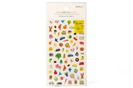 Midori Stickers for Diary, City Life