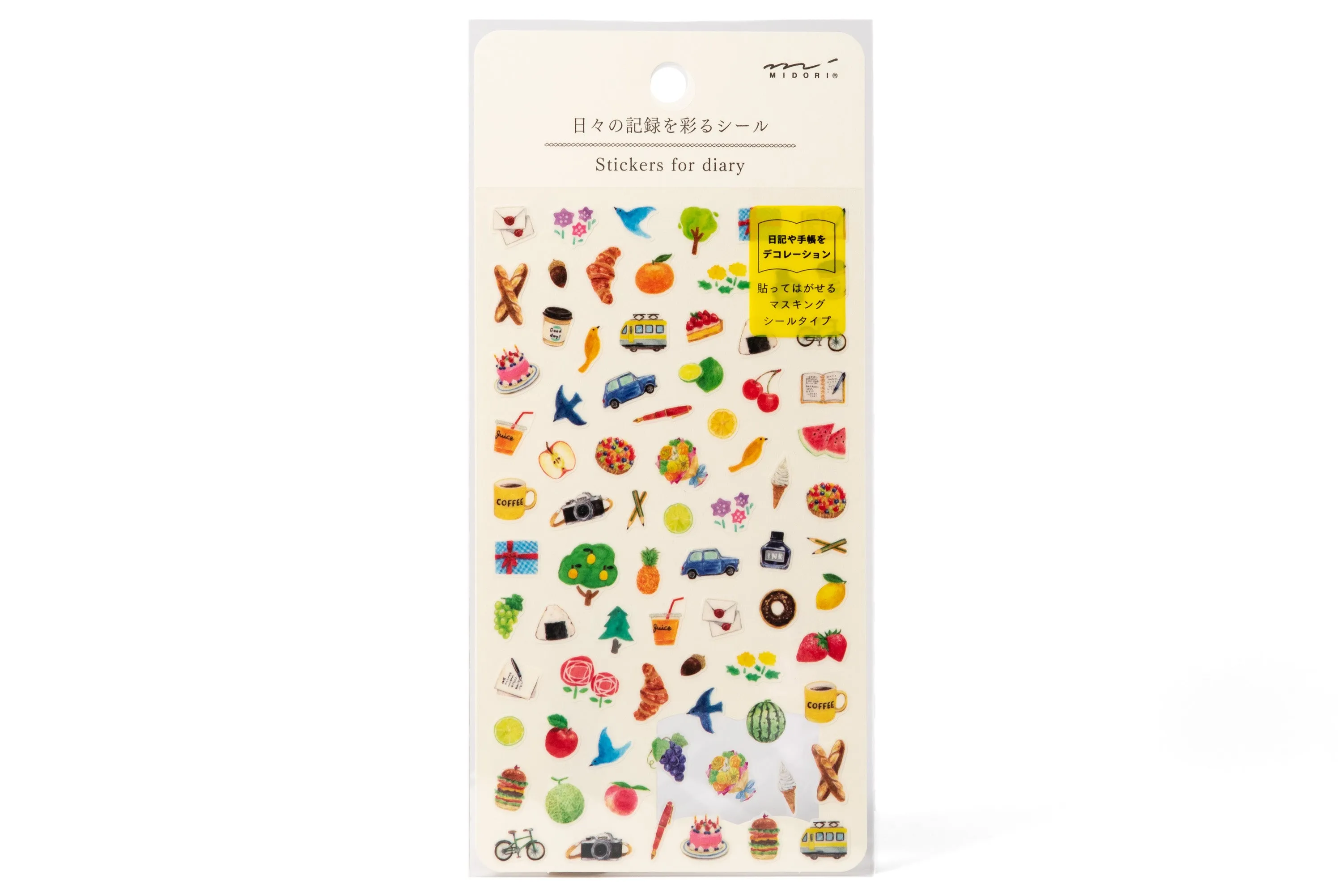 Midori Stickers for Diary, City Life