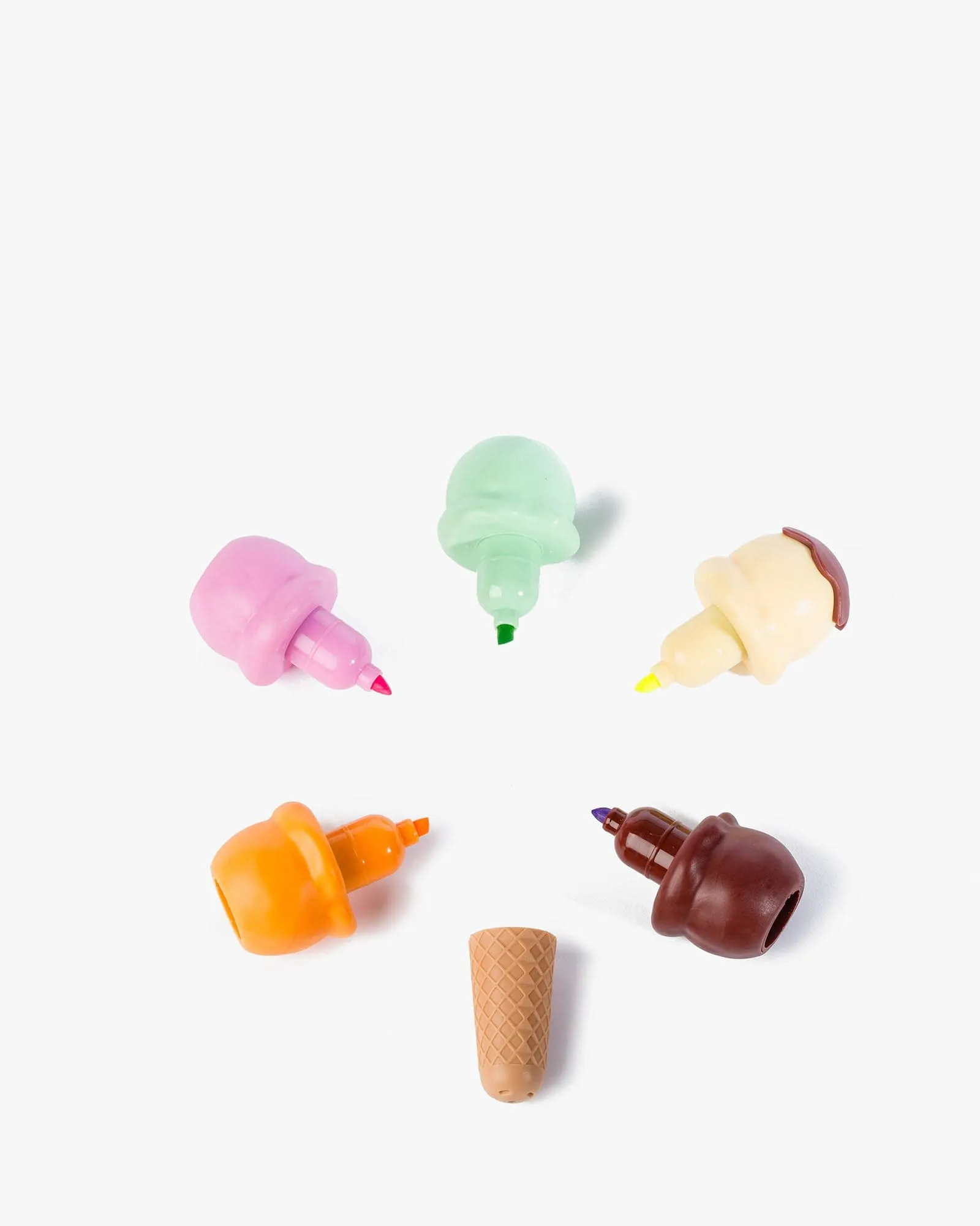 Multi Colour Ice-Cream Highlighters