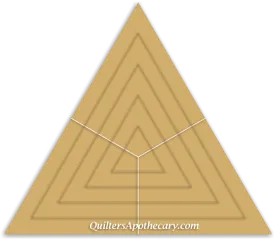 Mystical Shapes Nested Triangle