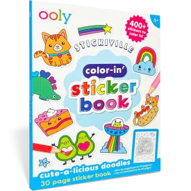 *NEW* Ooly Stickiville Color-in' Sticker Book