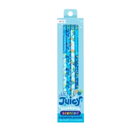 OOLY Lil Juicy Scented Graphite Pencils - Blueberry - Set of 6 