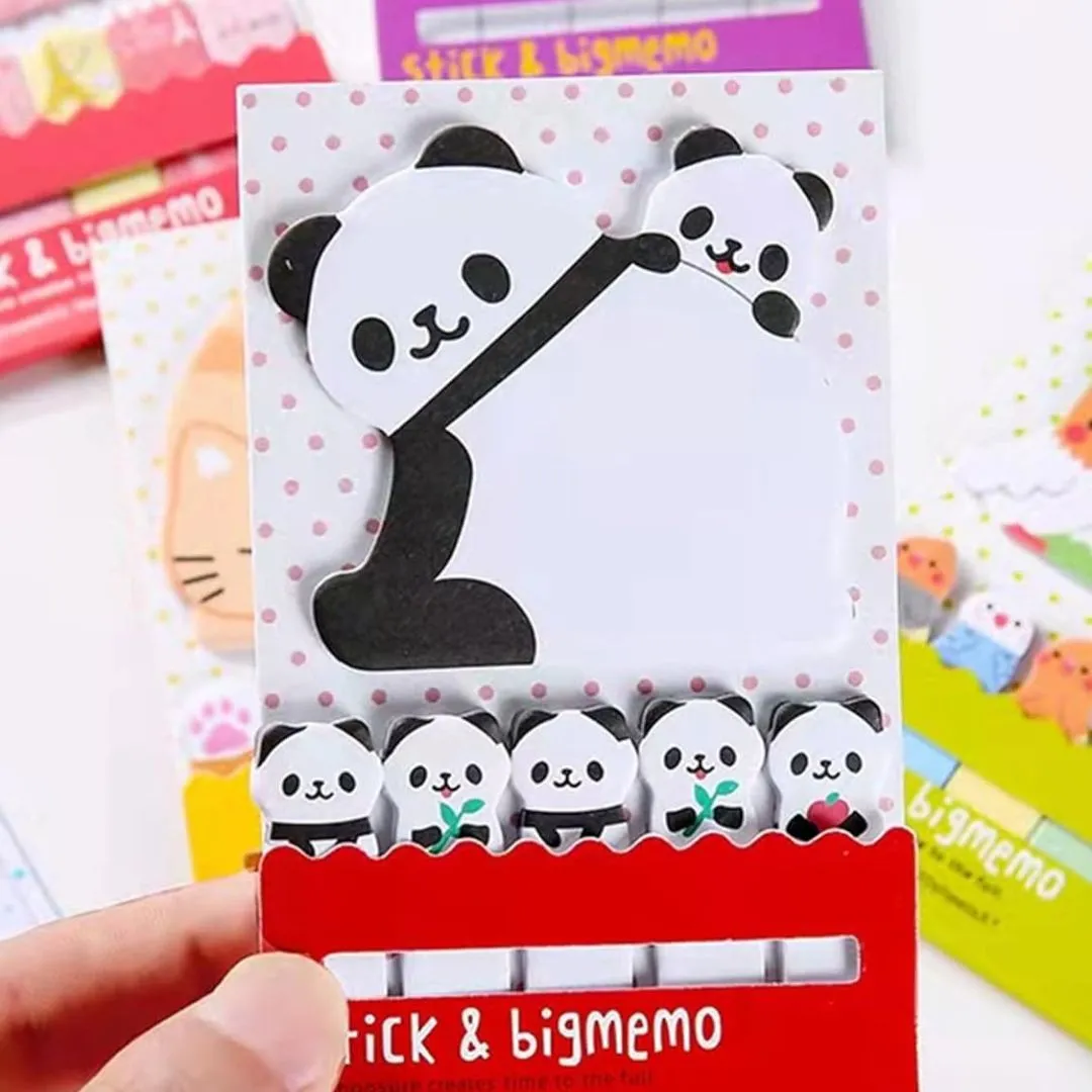 Panda and Babies Sticky Note | Large-Sized Post It Notes