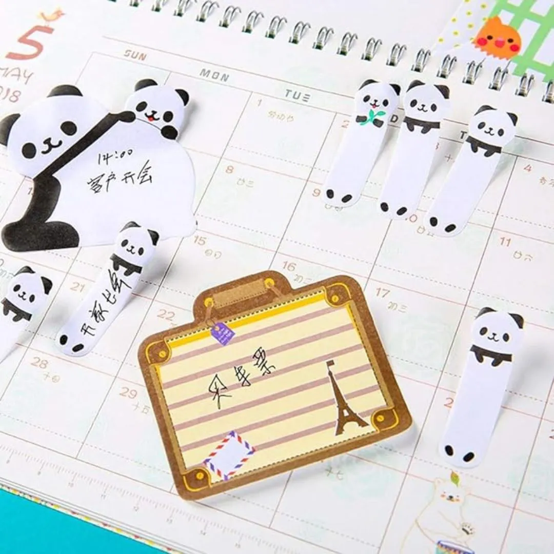 Panda and Babies Sticky Note | Large-Sized Post It Notes