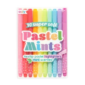 Pastel Mints - Mint Scented Flexitip Pastel Highlighters