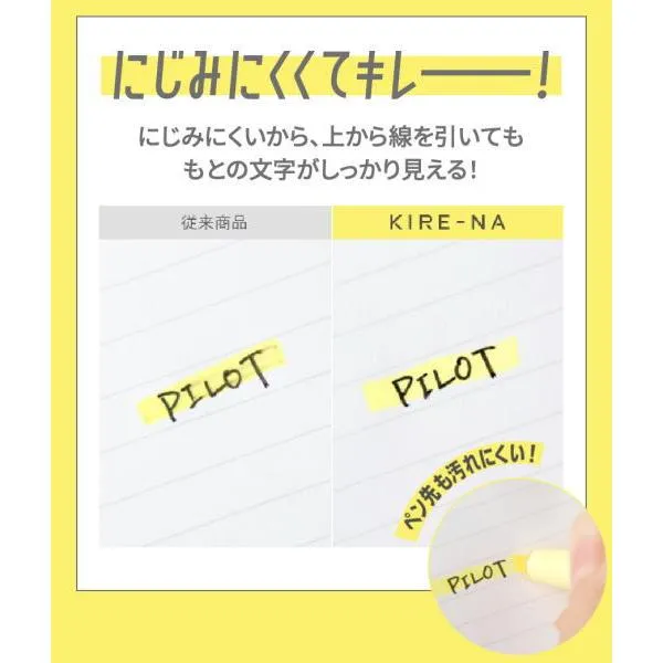 Pilot KIRE-NA Double-sided Marker Highlighter