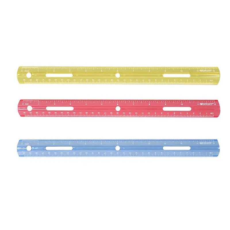 PLASTIC RULER 12IN