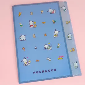 Pochacco Outdoor Fun Multi Pocket A4 File Folder