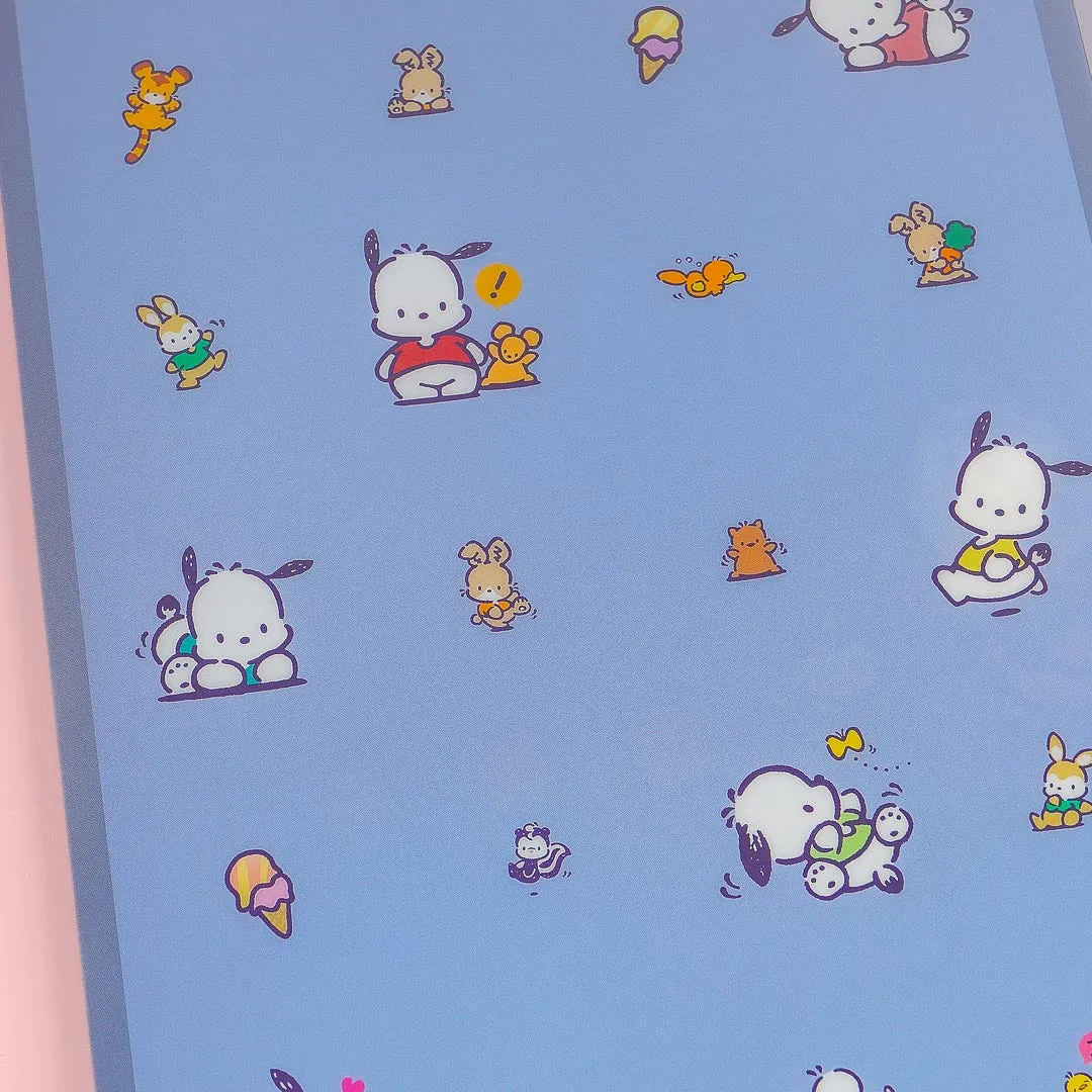 Pochacco Outdoor Fun Multi Pocket A4 File Folder