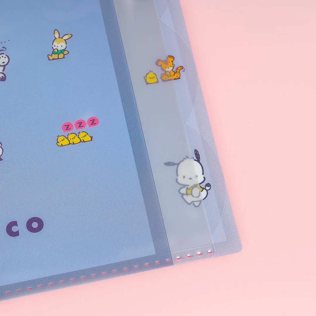 Pochacco Outdoor Fun Multi Pocket A4 File Folder