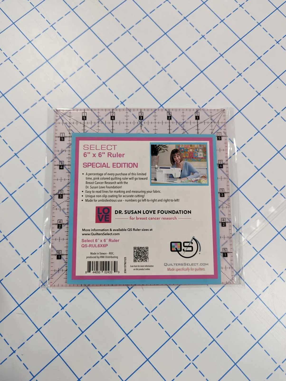 Quilters Select 6" x 6" Ruler Special Edition