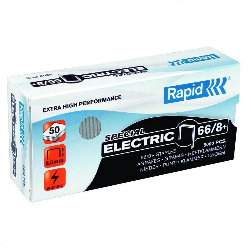 Rapid 66/8 Staples 5000 pcs