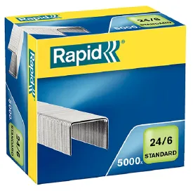 Rapid Standard Staples 24/6 Box 5000