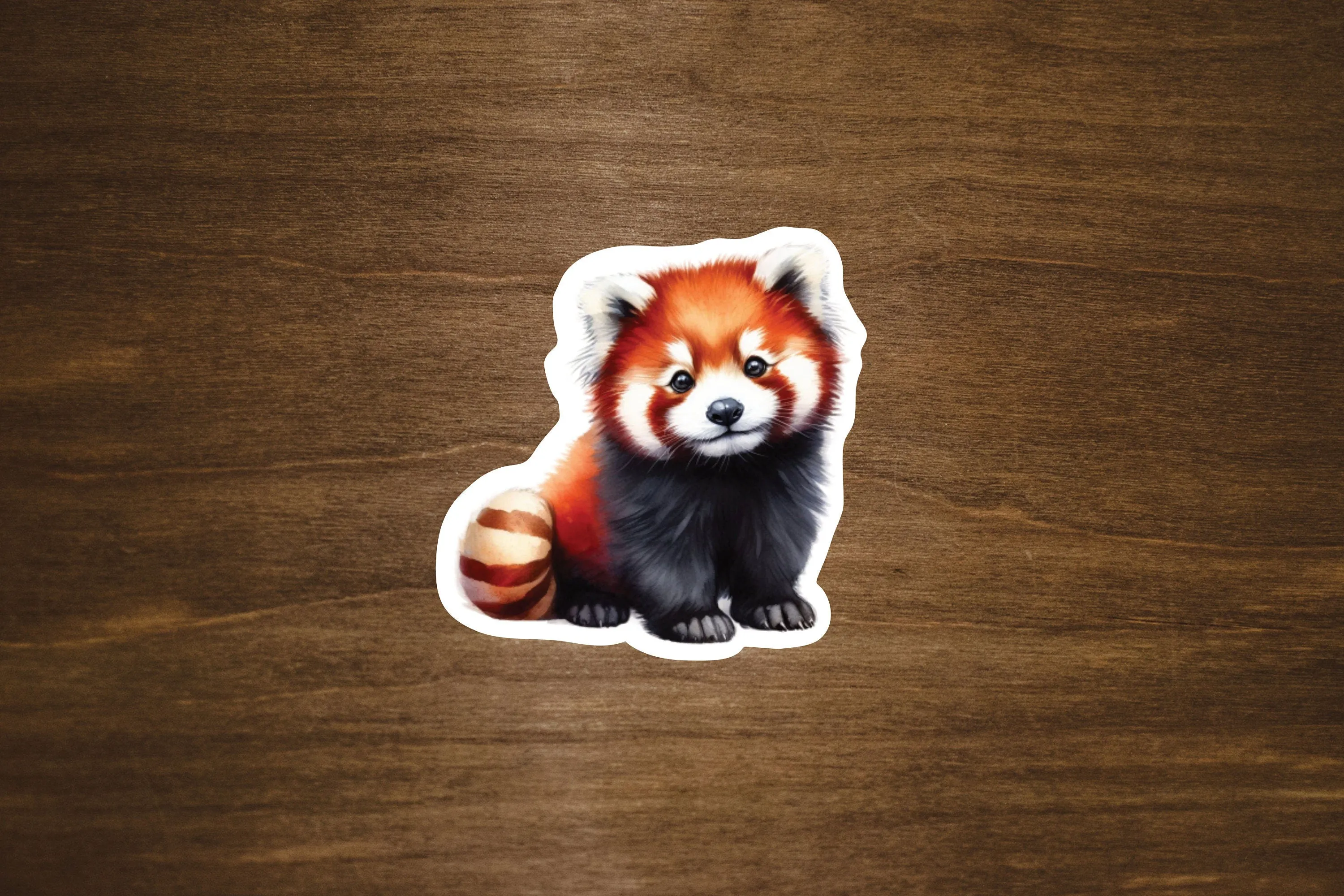 Red Panda Vinyl Sticker