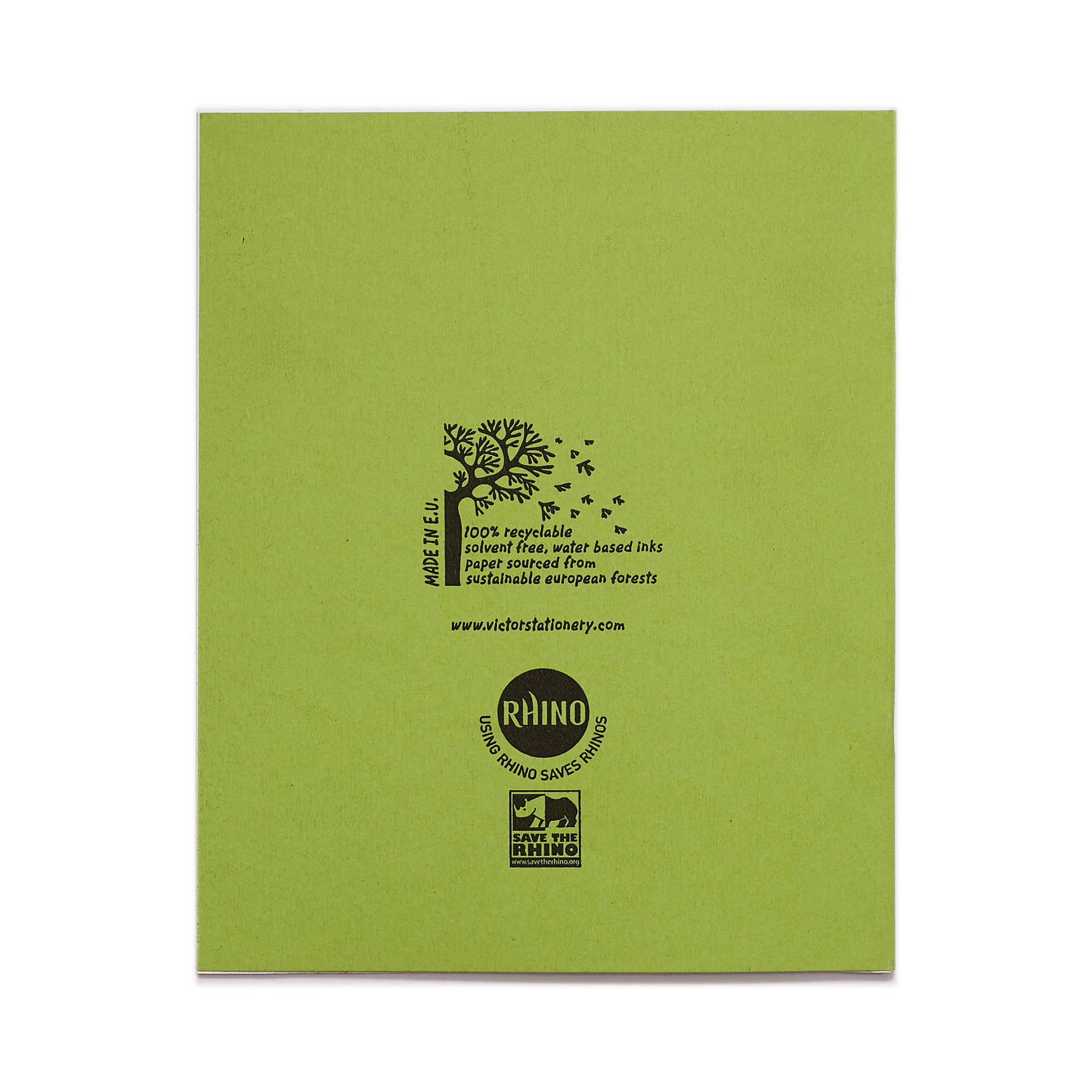 RHINO 8 x 6.5" Exercise Book - 10mm Squared |80pg/100Pk