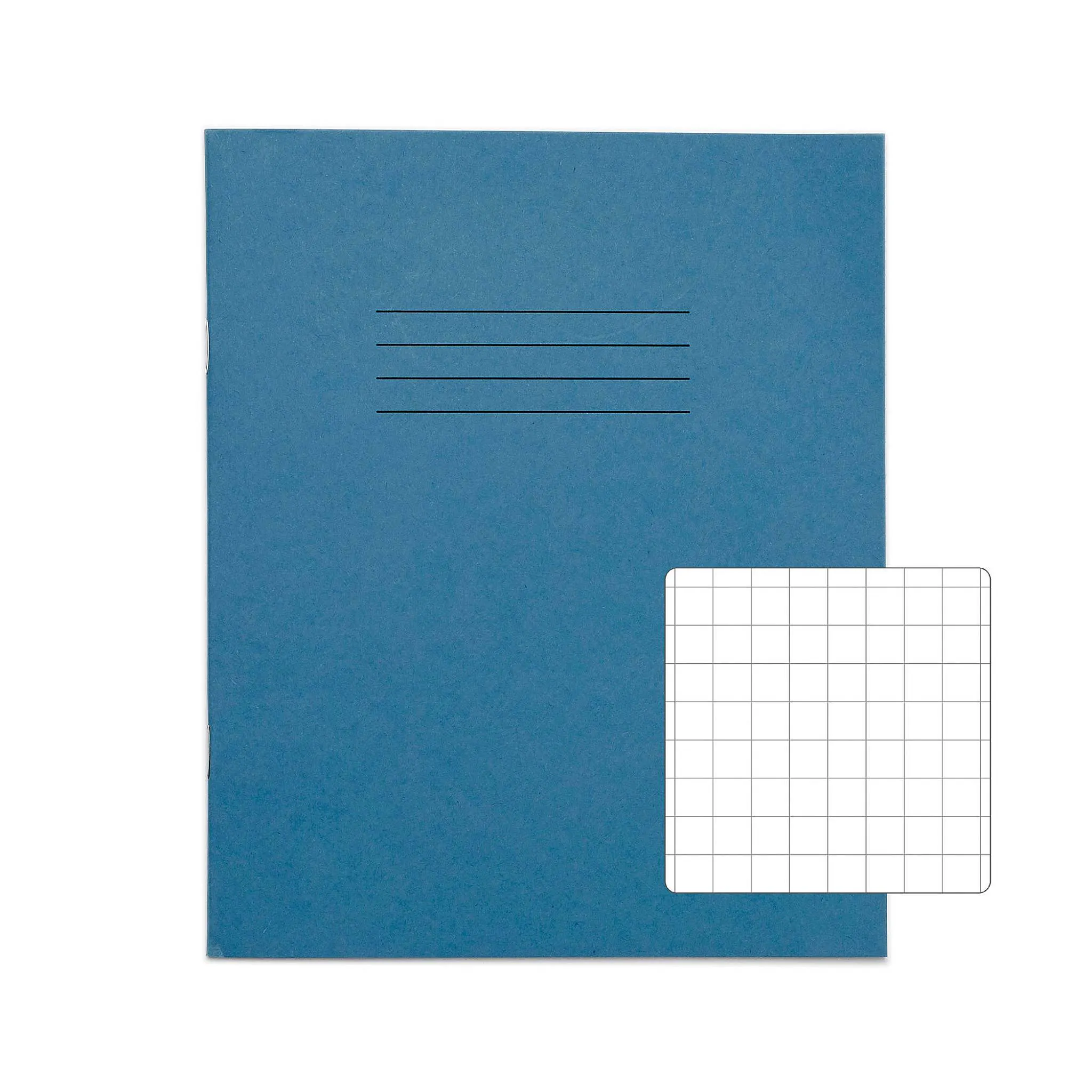 RHINO 8 x 6.5" Exercise Book - 10mm Squared |80pg/100Pk