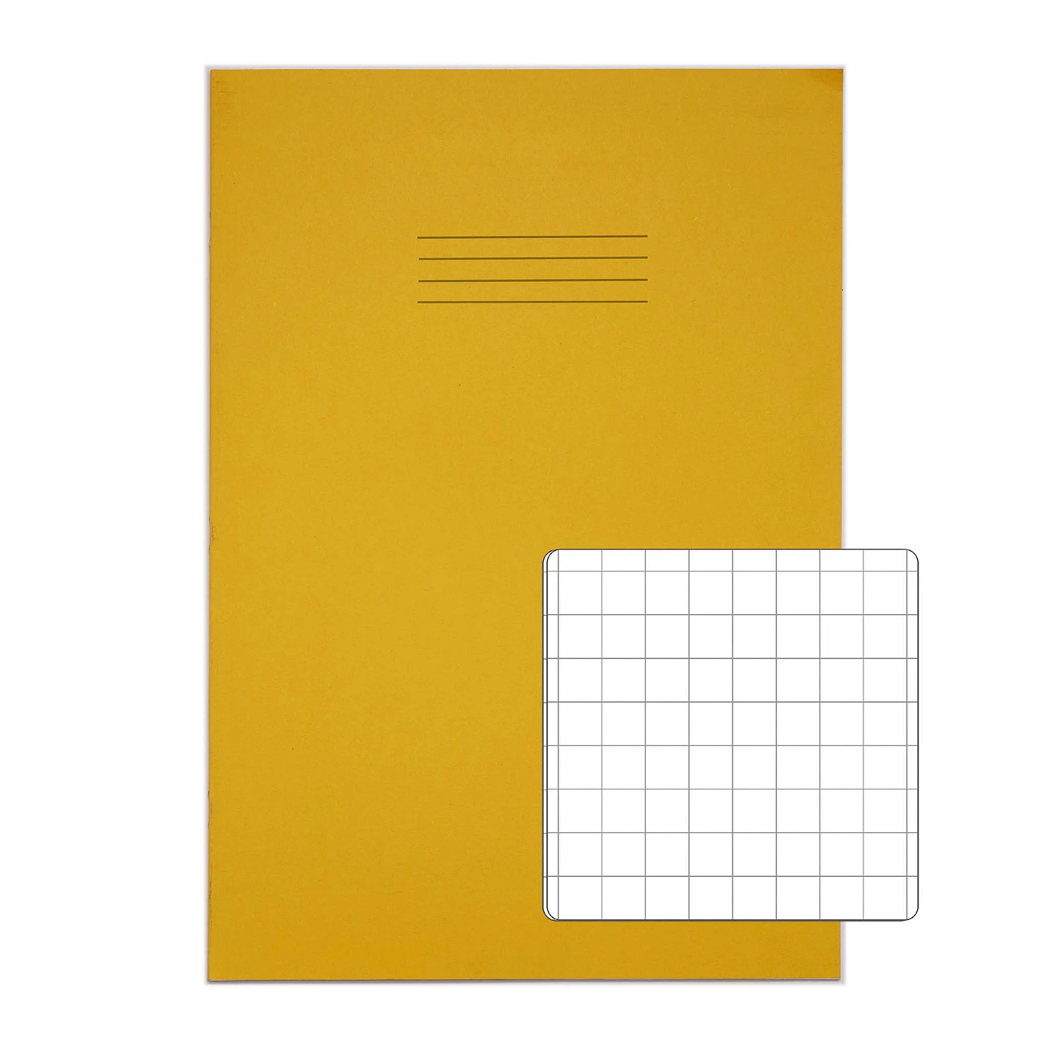 RHINO 8 x 6.5" Exercise Book - 10mm Squared |80pg/100Pk