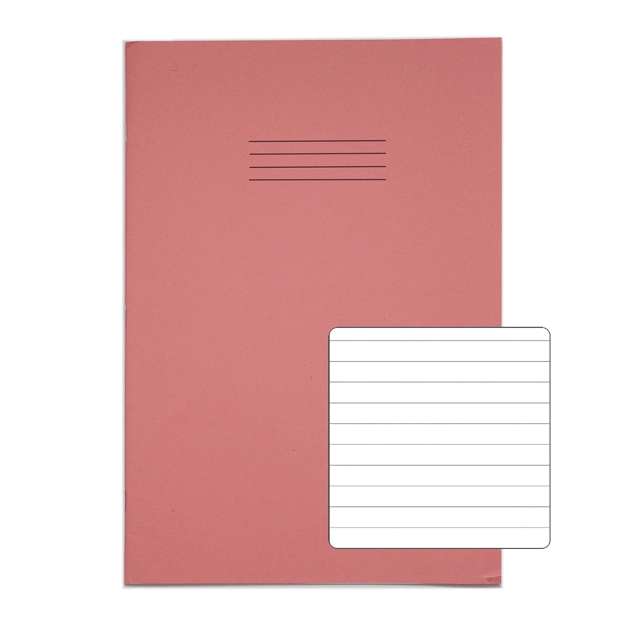 RHINO A4  Oversized Exercise Book - 8mm Lined No Margin – 80Pg/50Pk