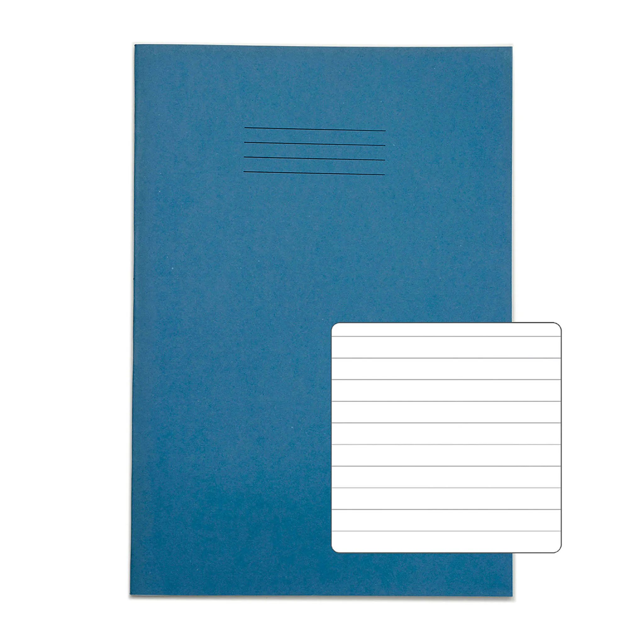 RHINO A4  Oversized Exercise Book - 8mm Lined No Margin – 80Pg/50Pk