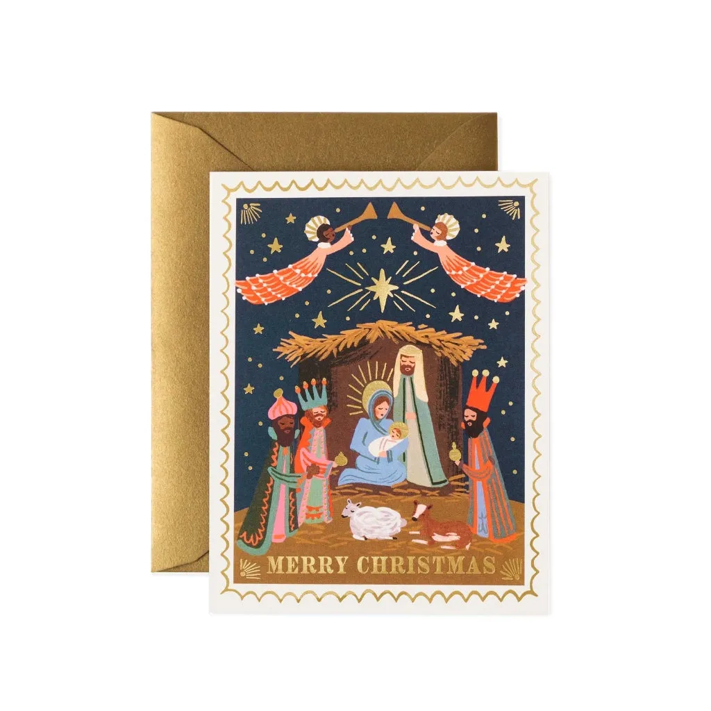 Rifle Paper Co. Christmas Nativity Card