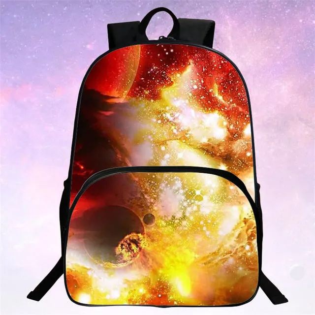 RUNNINGTIGER Children School Bags Galaxy / Universe / Space 24 Colors Printing Backpack For Teeange Girls Boys Star Schoolbags