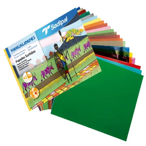 SADIPAL Hobby & Crafts Paper Set-22 Sheets-32x24cm