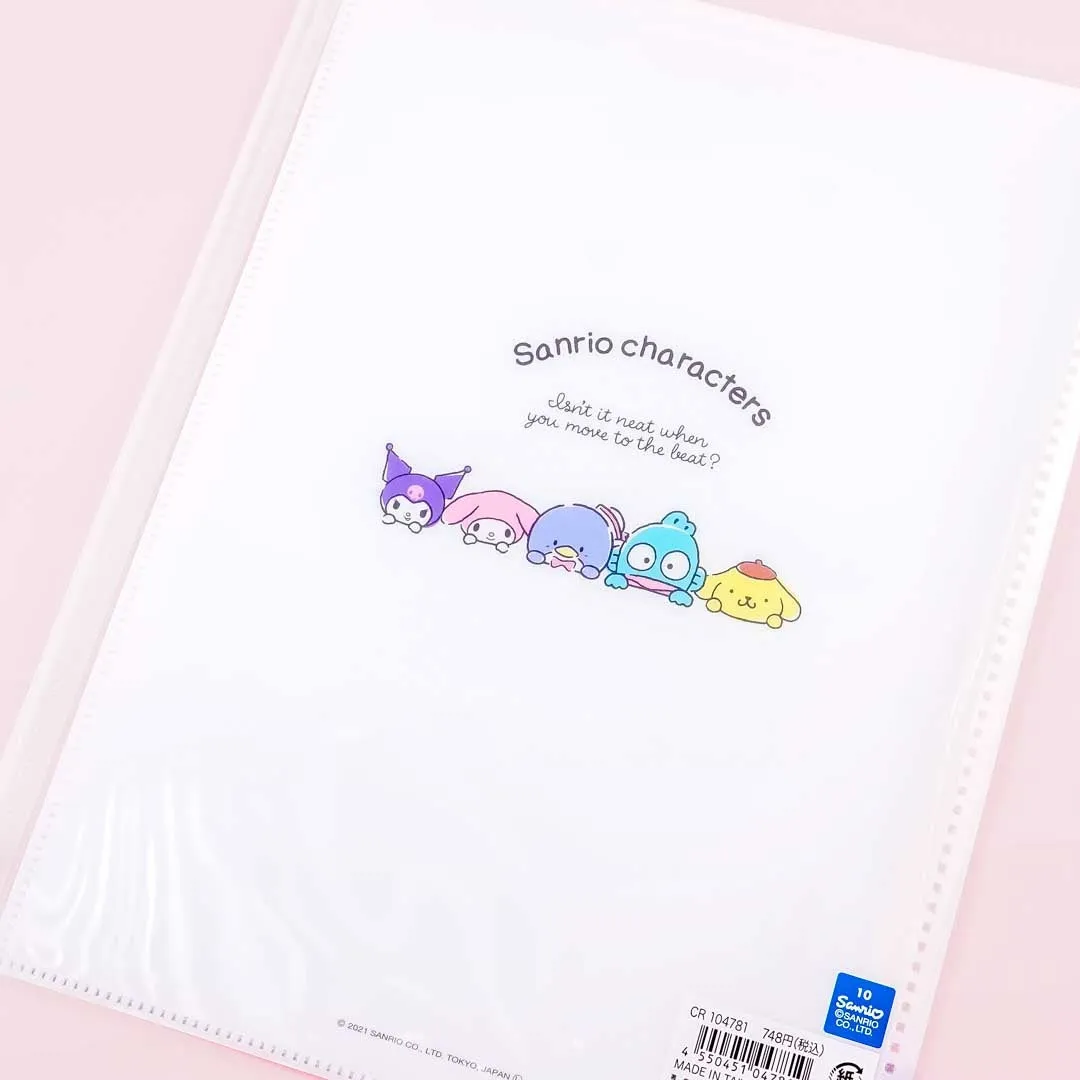 Sanrio Characters Friend Stack Multi-Slot A4 File Folder